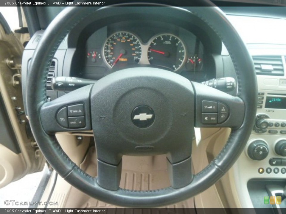 Light Cashmere Interior Steering Wheel for the 2006 Chevrolet Equinox LT AWD #72968673