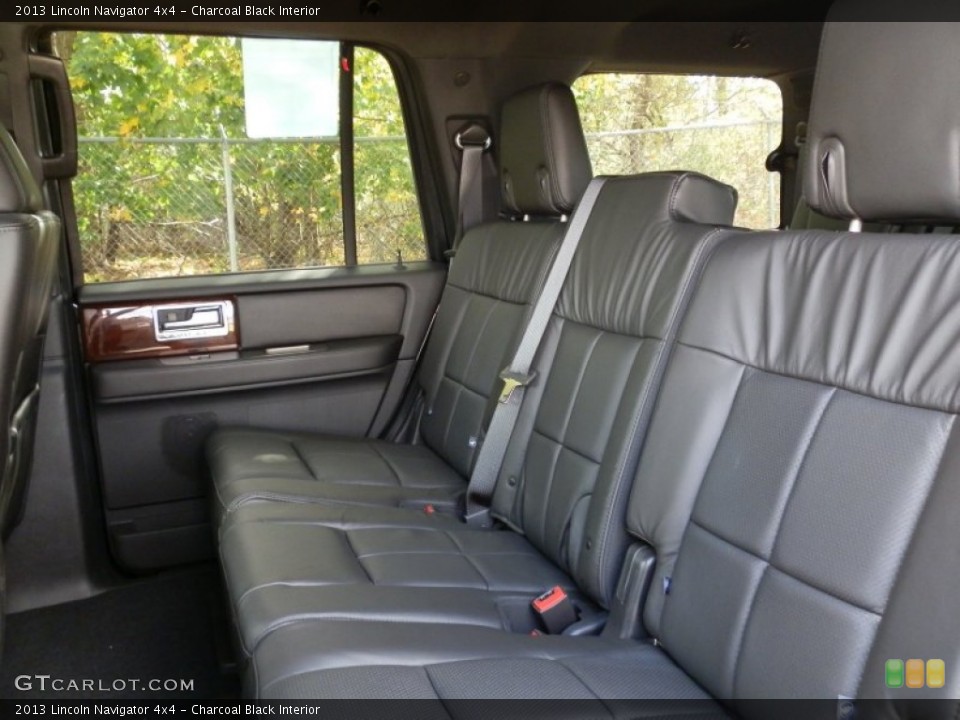 Charcoal Black Interior Rear Seat for the 2013 Lincoln Navigator 4x4 #72969696