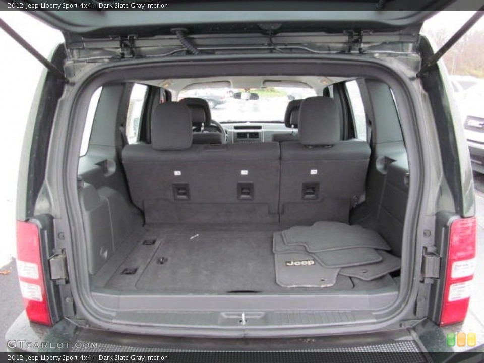 Dark Slate Gray Interior Trunk for the 2012 Jeep Liberty Sport 4x4 #72969714