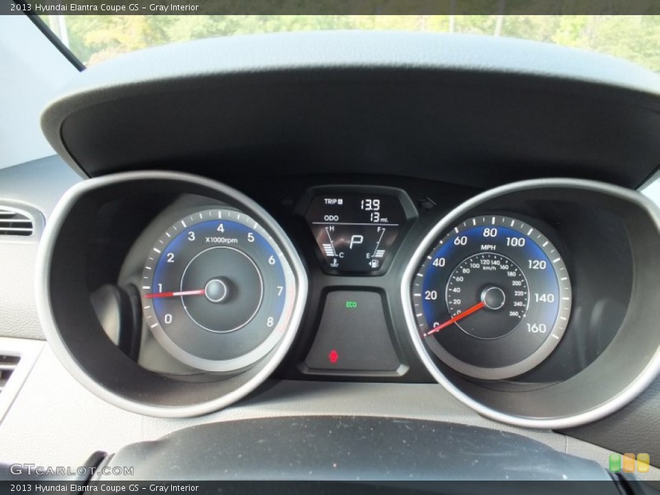 Gray Interior Gauges for the 2013 Hyundai Elantra Coupe GS #72970065