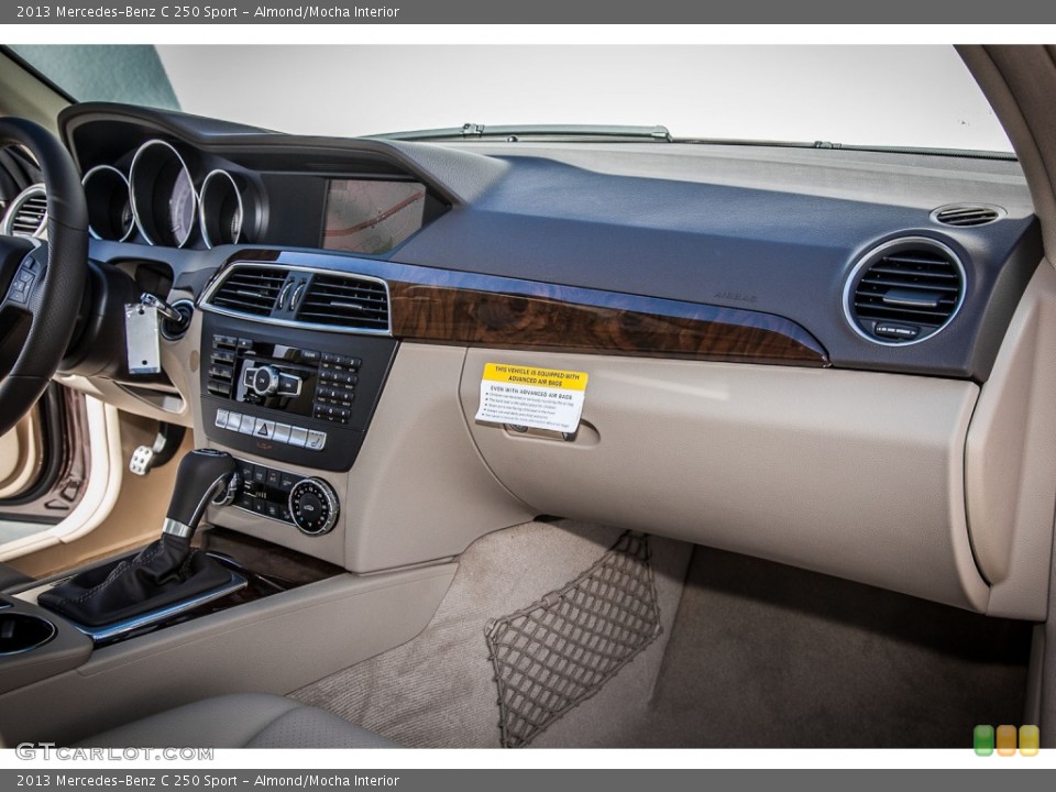 Almond/Mocha Interior Dashboard for the 2013 Mercedes-Benz C 250 Sport #72971178