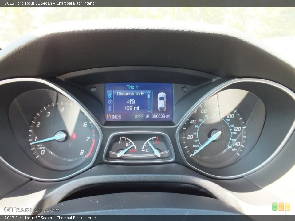 Charcoal Black Interior Gauges for the 2013 Ford Focus SE Sedan #72971536