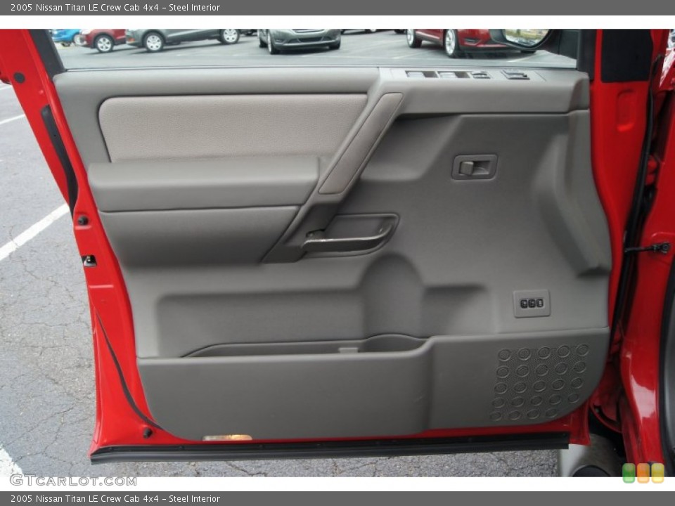Steel Interior Door Panel for the 2005 Nissan Titan LE Crew Cab 4x4 #72971670