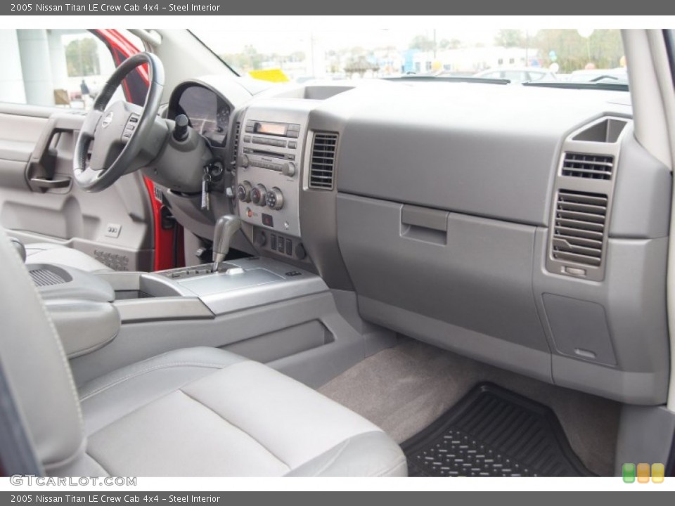 Steel Interior Dashboard for the 2005 Nissan Titan LE Crew Cab 4x4 #72971787