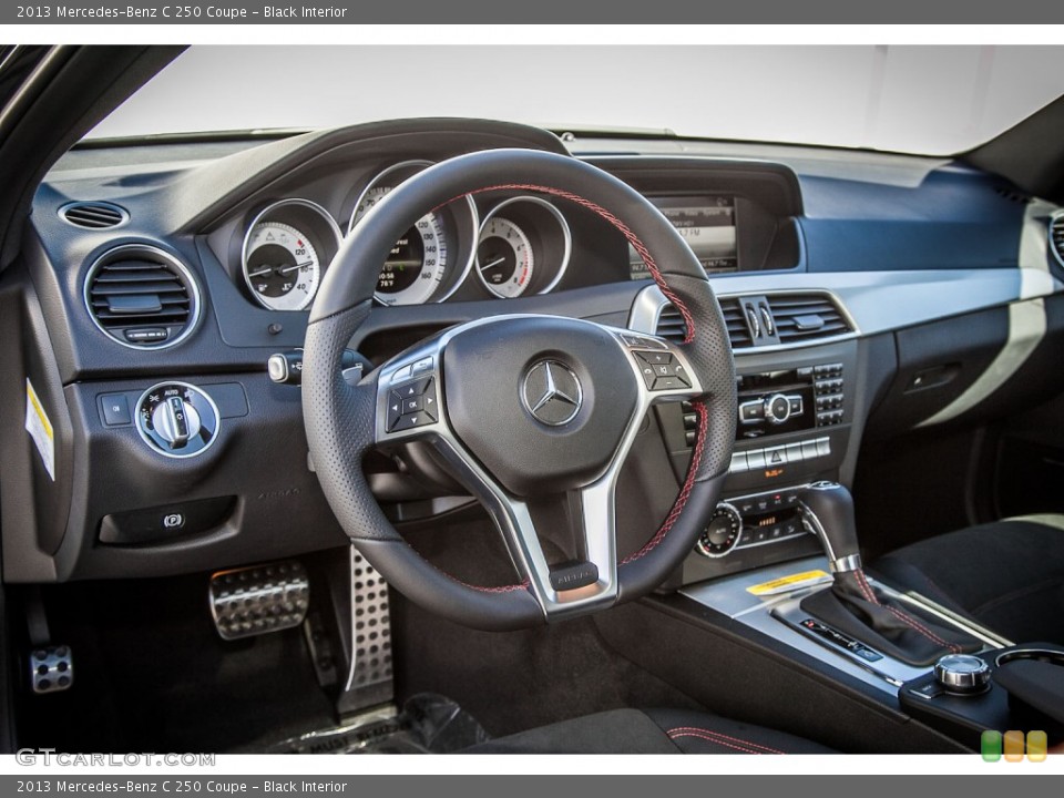 Black Interior Dashboard for the 2013 Mercedes-Benz C 250 Coupe #72971946