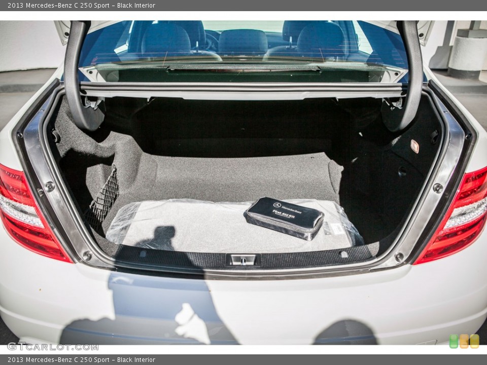 Black Interior Trunk for the 2013 Mercedes-Benz C 250 Sport #72972813
