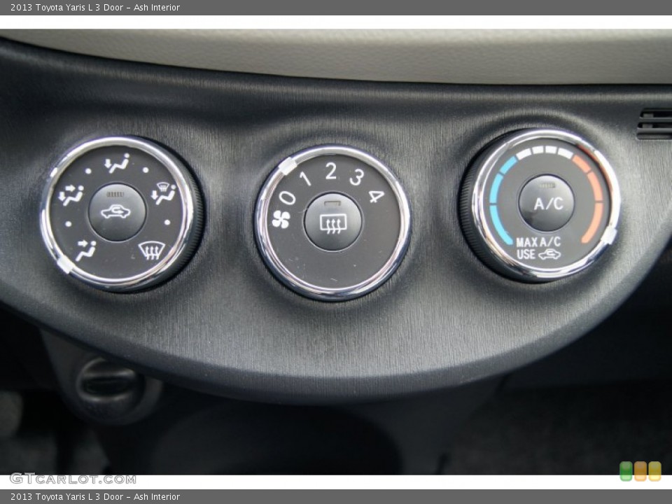 Ash Interior Controls for the 2013 Toyota Yaris L 3 Door #72973564