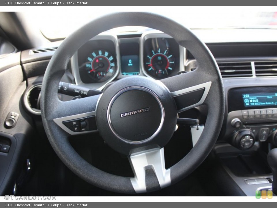 Black Interior Steering Wheel for the 2010 Chevrolet Camaro LT Coupe #72974952