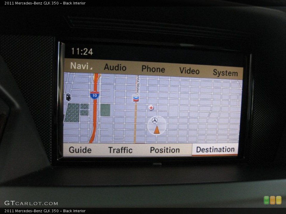Black Interior Navigation for the 2011 Mercedes-Benz GLK 350 #72975294