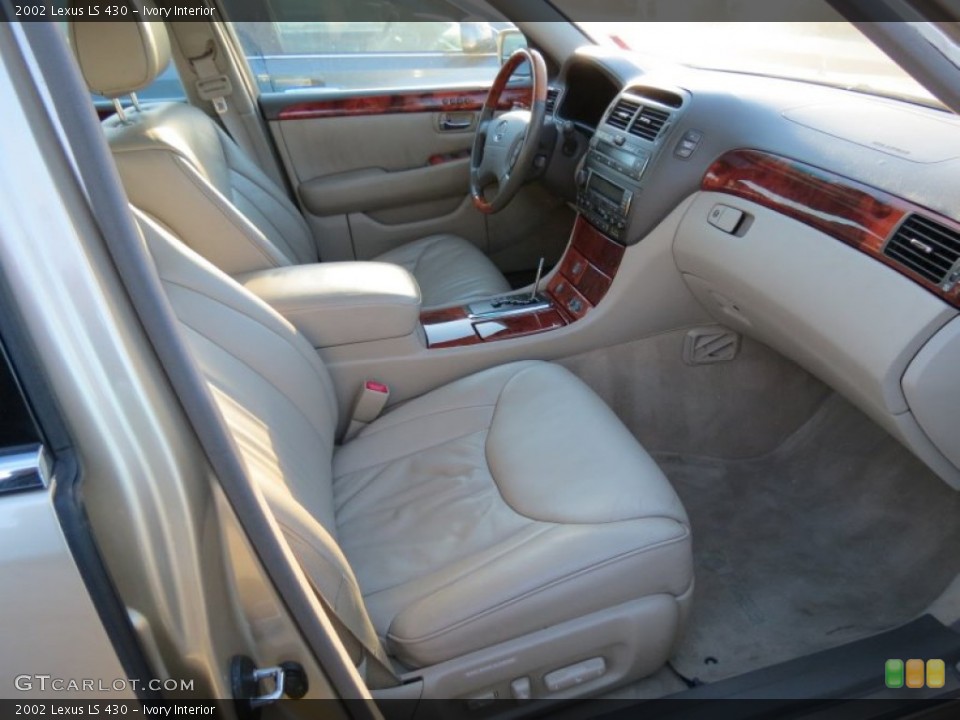 Ivory 2002 Lexus LS Interiors
