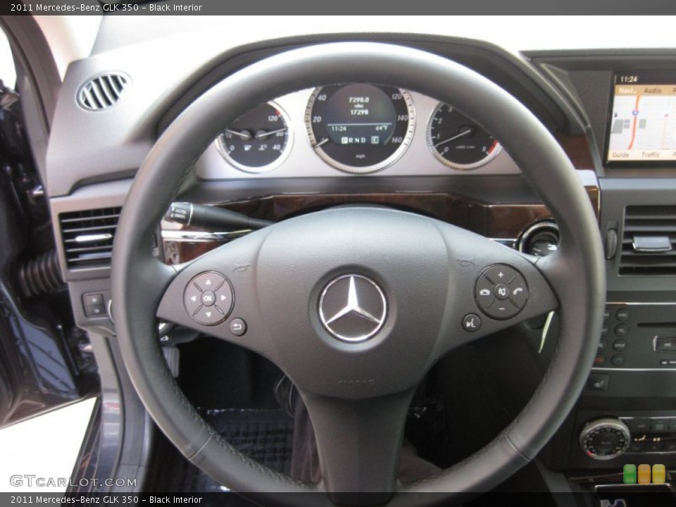 Black Interior Steering Wheel for the 2011 Mercedes-Benz GLK 350 #72975420