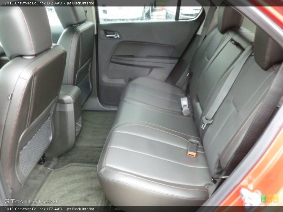 Jet Black Interior Rear Seat for the 2013 Chevrolet Equinox LTZ AWD #72975513