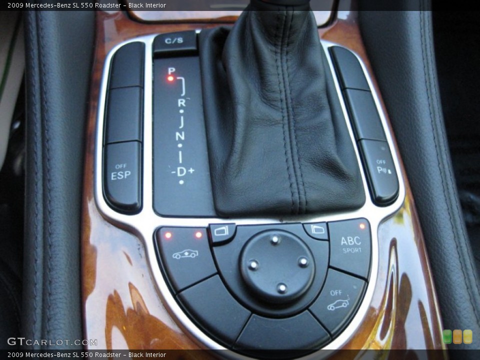 Black Interior Transmission for the 2009 Mercedes-Benz SL 550 Roadster #72975935