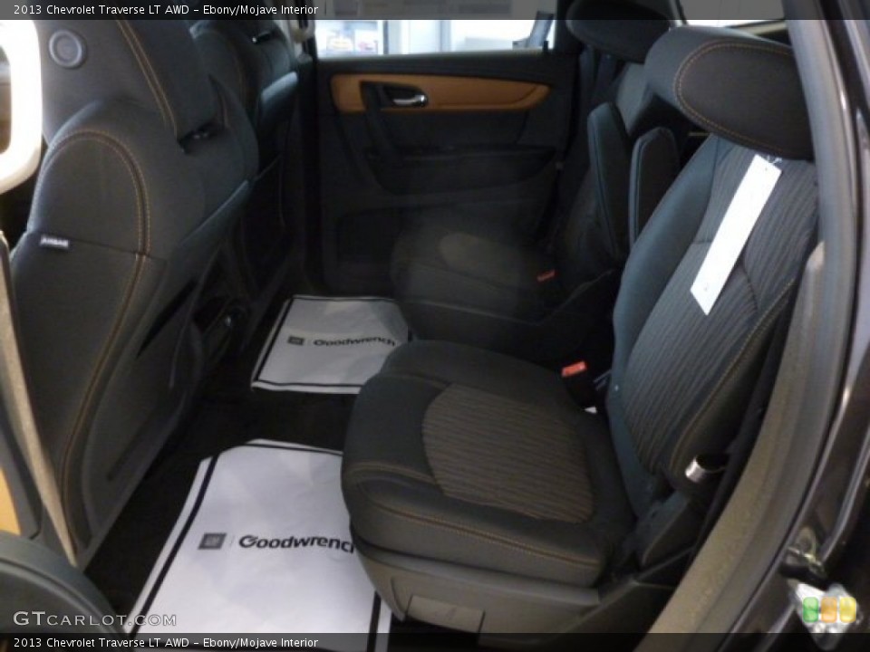 Ebony/Mojave Interior Rear Seat for the 2013 Chevrolet Traverse LT AWD #72976350