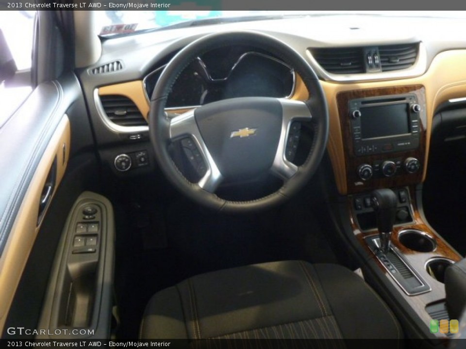 Ebony/Mojave Interior Dashboard for the 2013 Chevrolet Traverse LT AWD #72976368