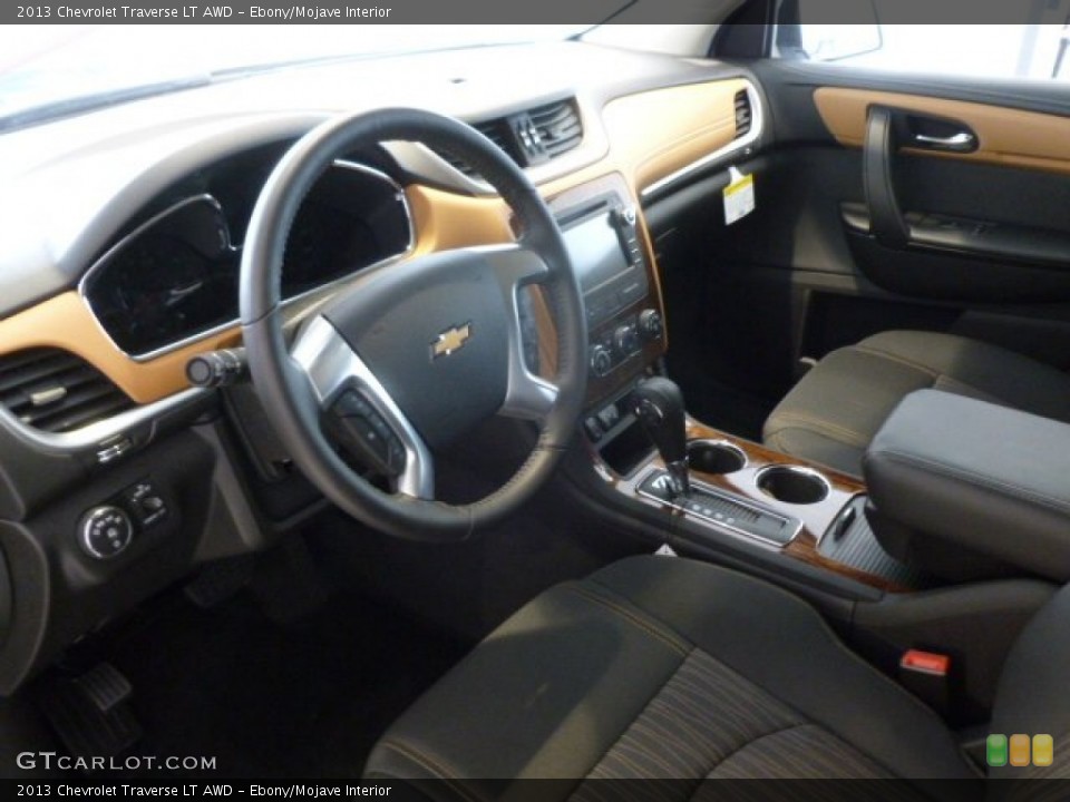 Ebony/Mojave Interior Prime Interior for the 2013 Chevrolet Traverse LT AWD #72976406