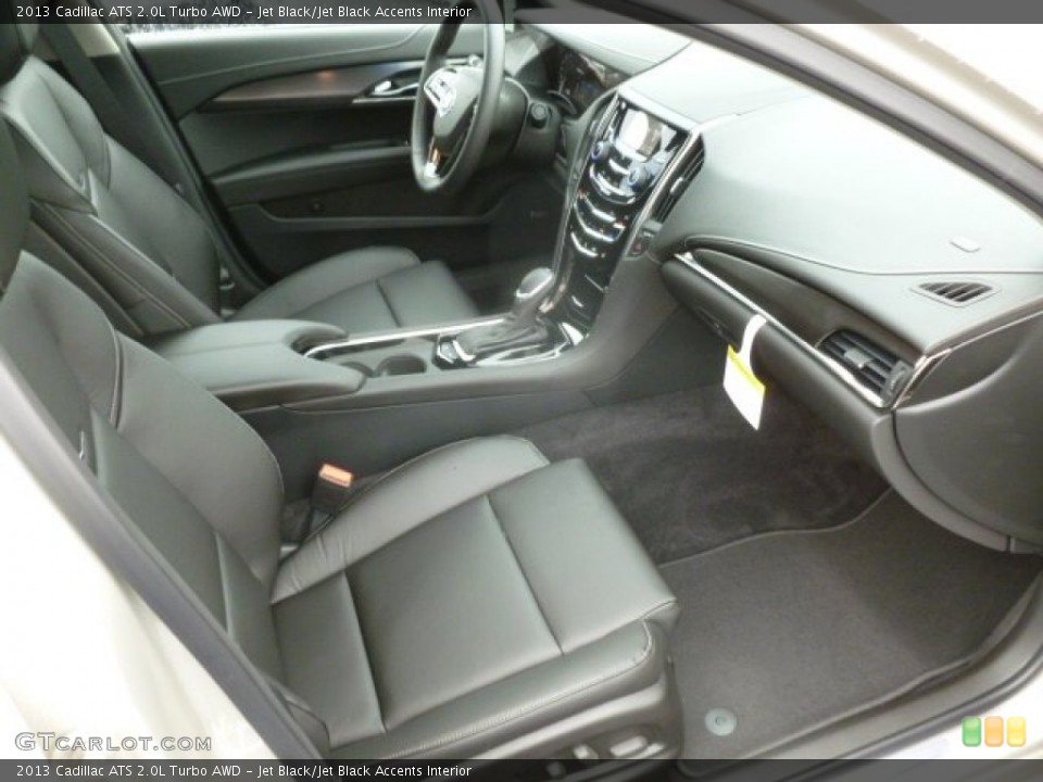 Jet Black/Jet Black Accents Interior Photo for the 2013 Cadillac ATS 2.0L Turbo AWD #72977076