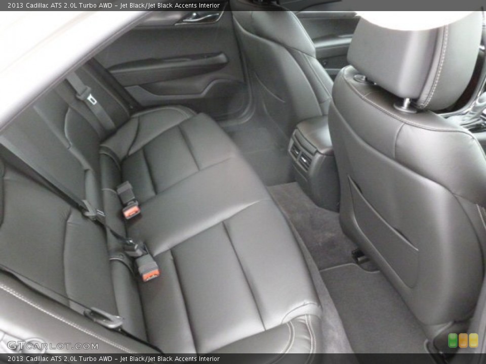 Jet Black/Jet Black Accents Interior Rear Seat for the 2013 Cadillac ATS 2.0L Turbo AWD #72977118