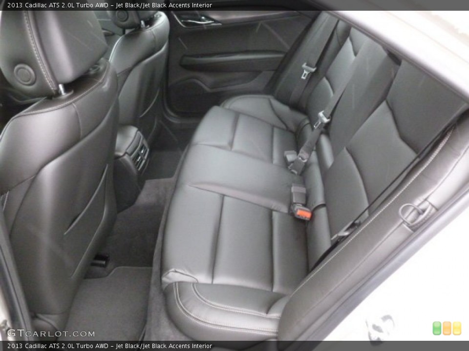 Jet Black/Jet Black Accents Interior Rear Seat for the 2013 Cadillac ATS 2.0L Turbo AWD #72977145