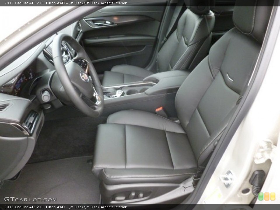 Jet Black/Jet Black Accents Interior Front Seat for the 2013 Cadillac ATS 2.0L Turbo AWD #72977183