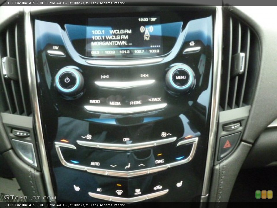 Jet Black/Jet Black Accents Interior Controls for the 2013 Cadillac ATS 2.0L Turbo AWD #72977269