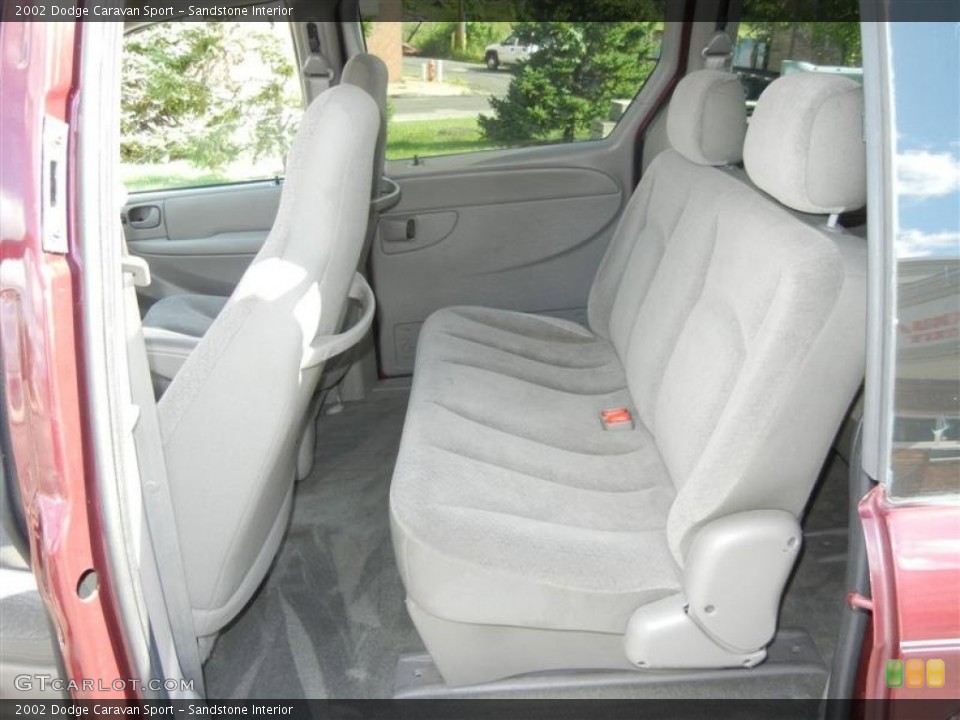 Sandstone Interior Rear Seat for the 2002 Dodge Caravan Sport #72977604