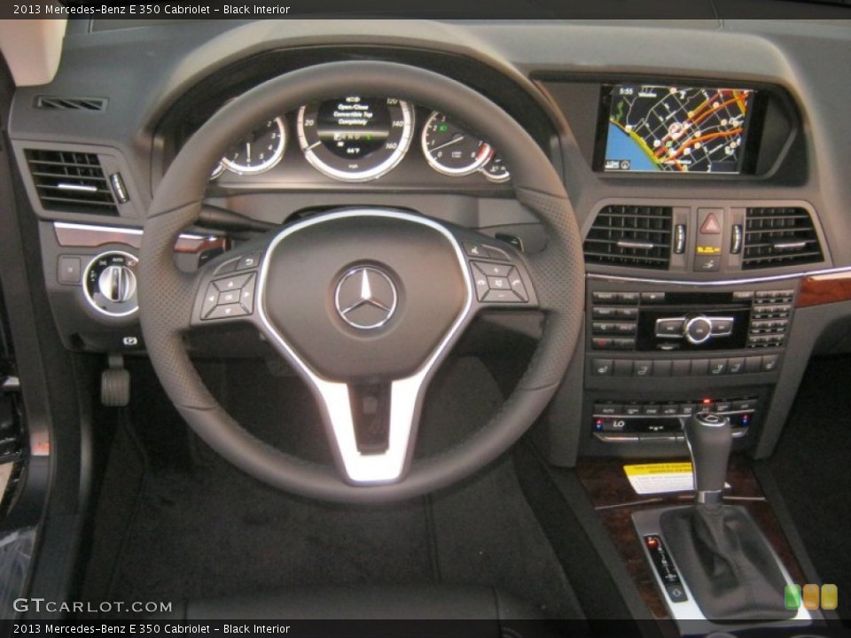 Black Interior Dashboard for the 2013 Mercedes-Benz E 350 Cabriolet #72978058