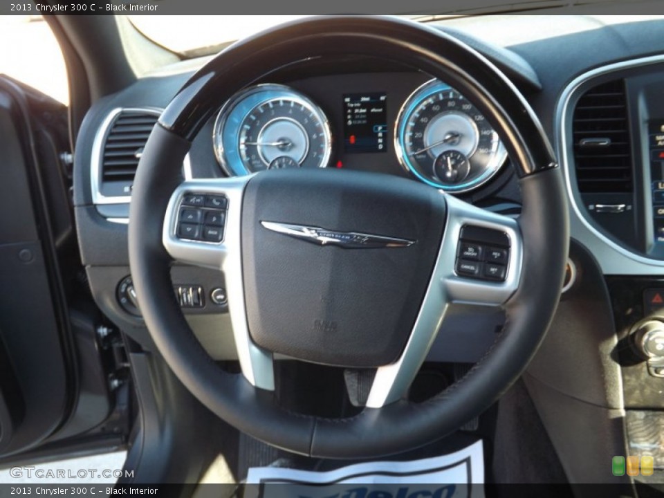 Black Interior Steering Wheel for the 2013 Chrysler 300 C #72981213