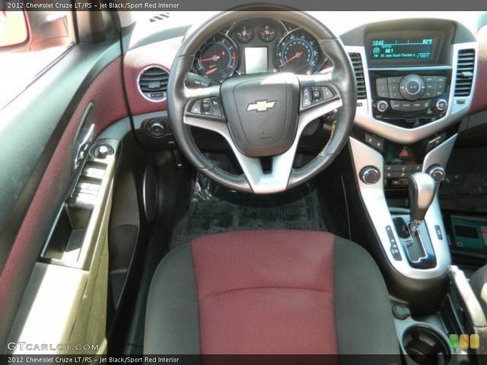 Jet Black/Sport Red Interior Dashboard for the 2012 Chevrolet Cruze LT/RS #72982671