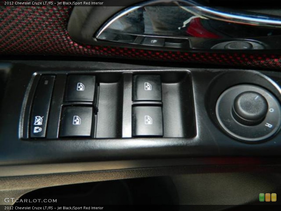 Jet Black/Sport Red Interior Controls for the 2012 Chevrolet Cruze LT/RS #72982747