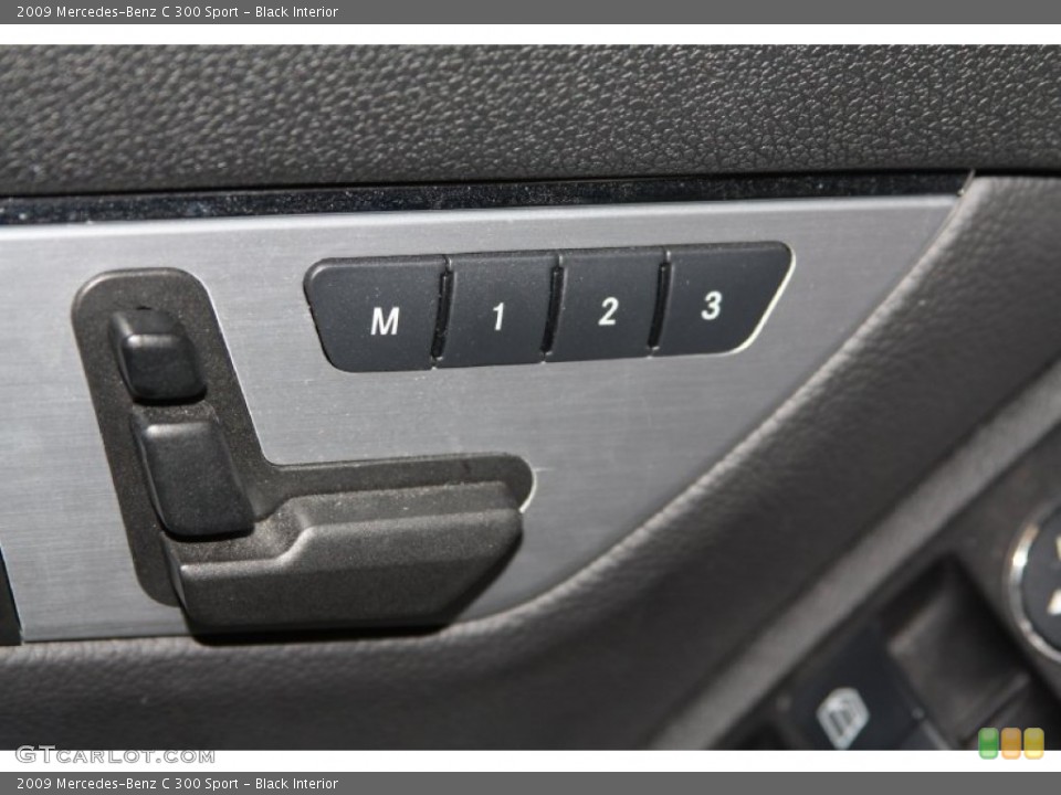 Black Interior Controls for the 2009 Mercedes-Benz C 300 Sport #72982763