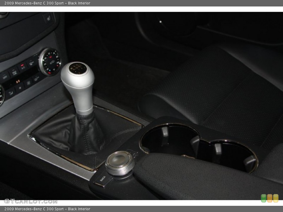 Black Interior Transmission for the 2009 Mercedes-Benz C 300 Sport #72982848