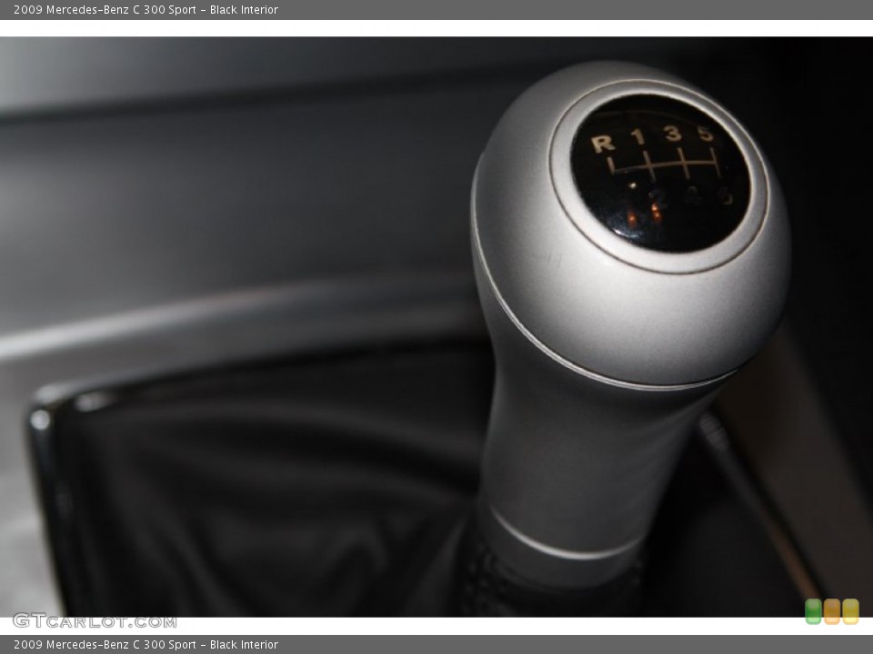 Black Interior Transmission for the 2009 Mercedes-Benz C 300 Sport #72982878