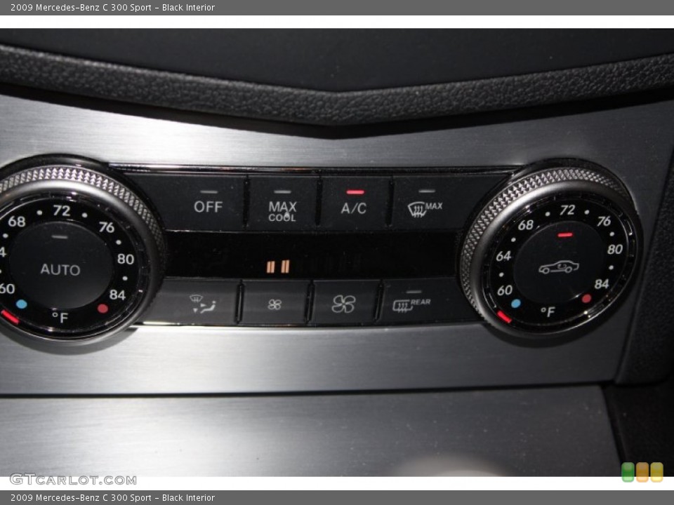 Black Interior Controls for the 2009 Mercedes-Benz C 300 Sport #72982887