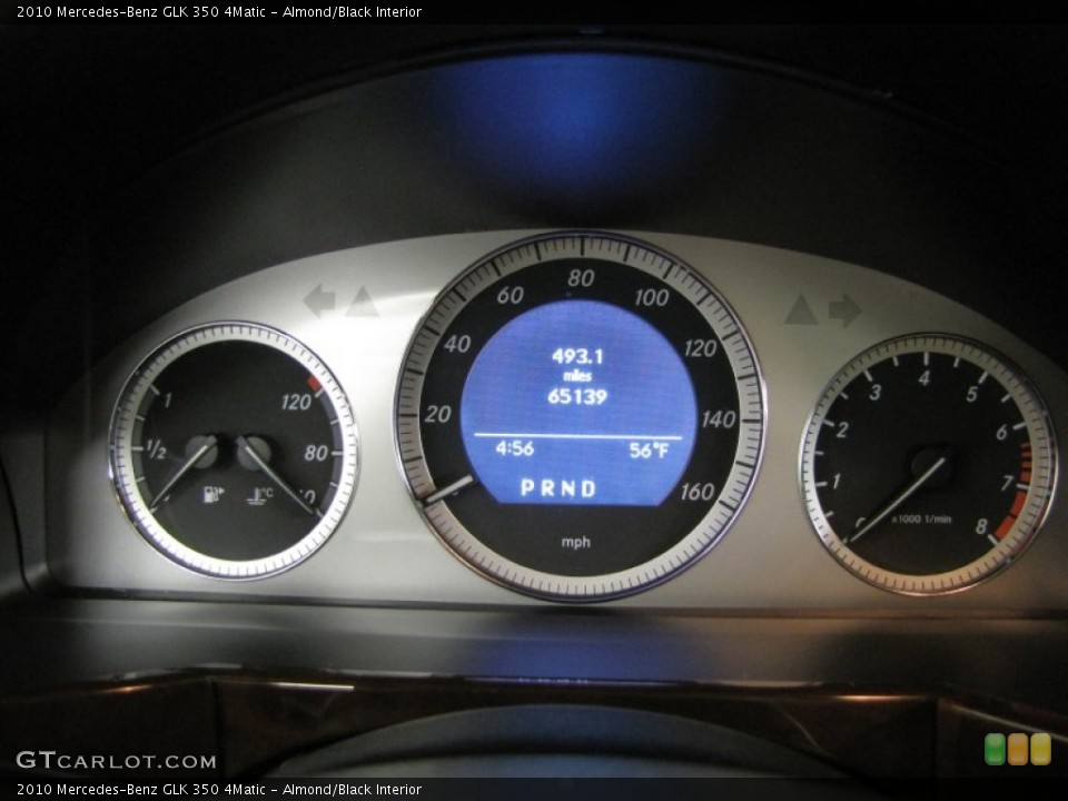 Almond/Black Interior Gauges for the 2010 Mercedes-Benz GLK 350 4Matic #72983667