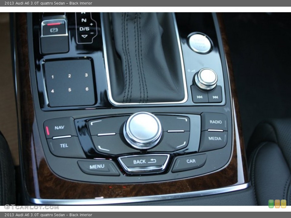 Black Interior Controls for the 2013 Audi A6 3.0T quattro Sedan #72984177