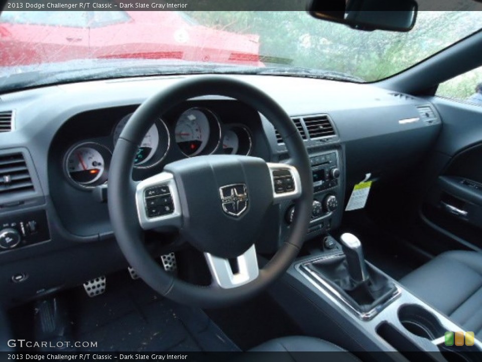 Dark Slate Gray Interior Dashboard for the 2013 Dodge Challenger R/T Classic #72984210