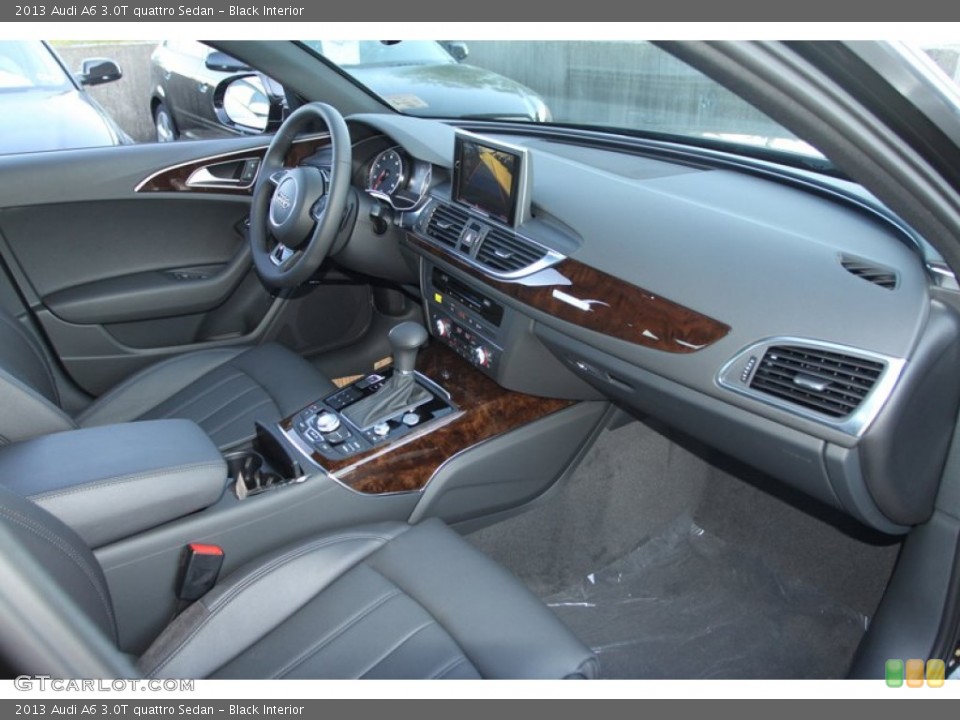 Black Interior Dashboard for the 2013 Audi A6 3.0T quattro Sedan #72984249