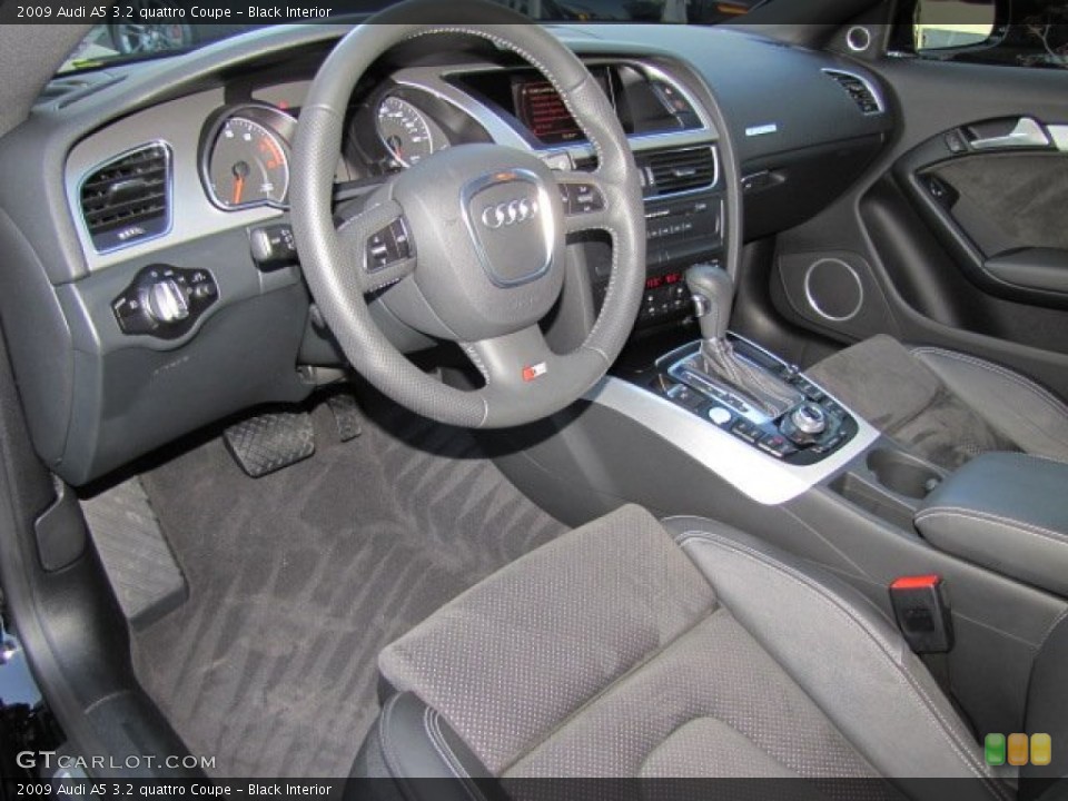 Black Interior Prime Interior for the 2009 Audi A5 3.2 quattro Coupe #72984414