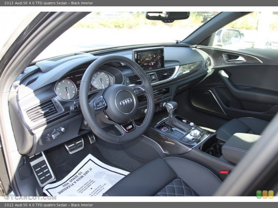 Black Interior Photo for the 2013 Audi S6 4.0 TFSI quattro Sedan #72984471