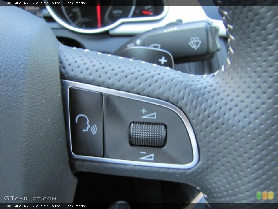 Black Interior Controls for the 2009 Audi A5 3.2 quattro Coupe #72984477