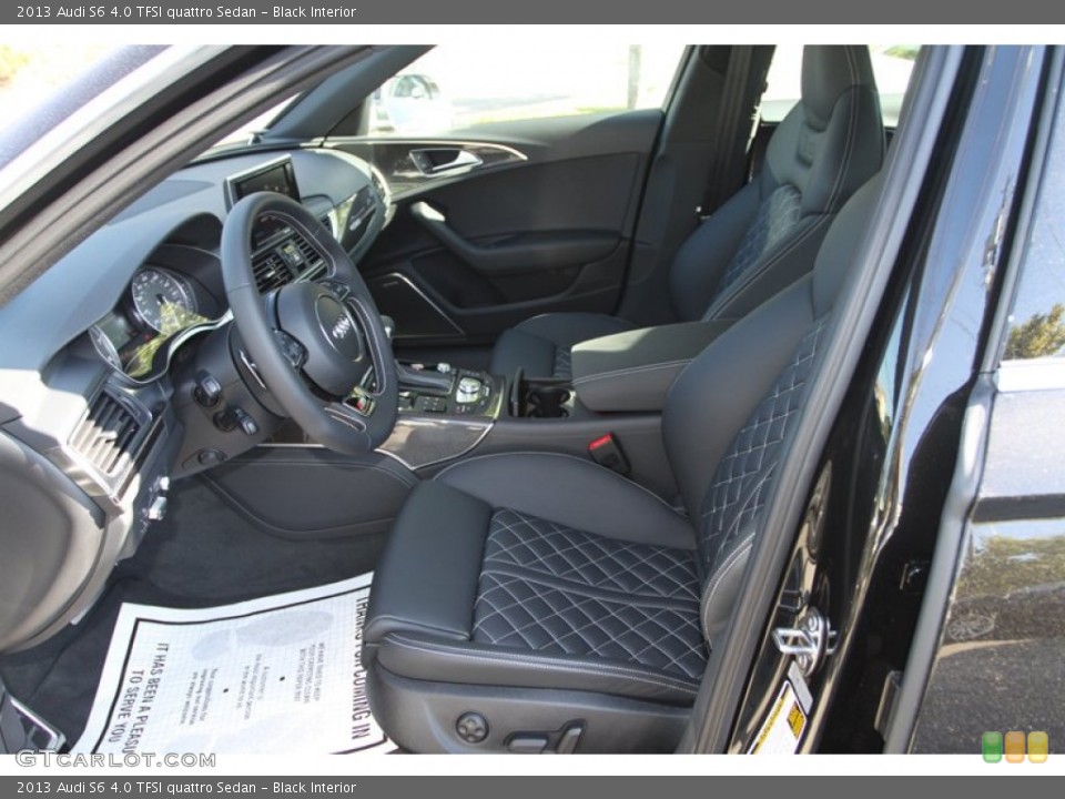 Black Interior Photo for the 2013 Audi S6 4.0 TFSI quattro Sedan #72984487