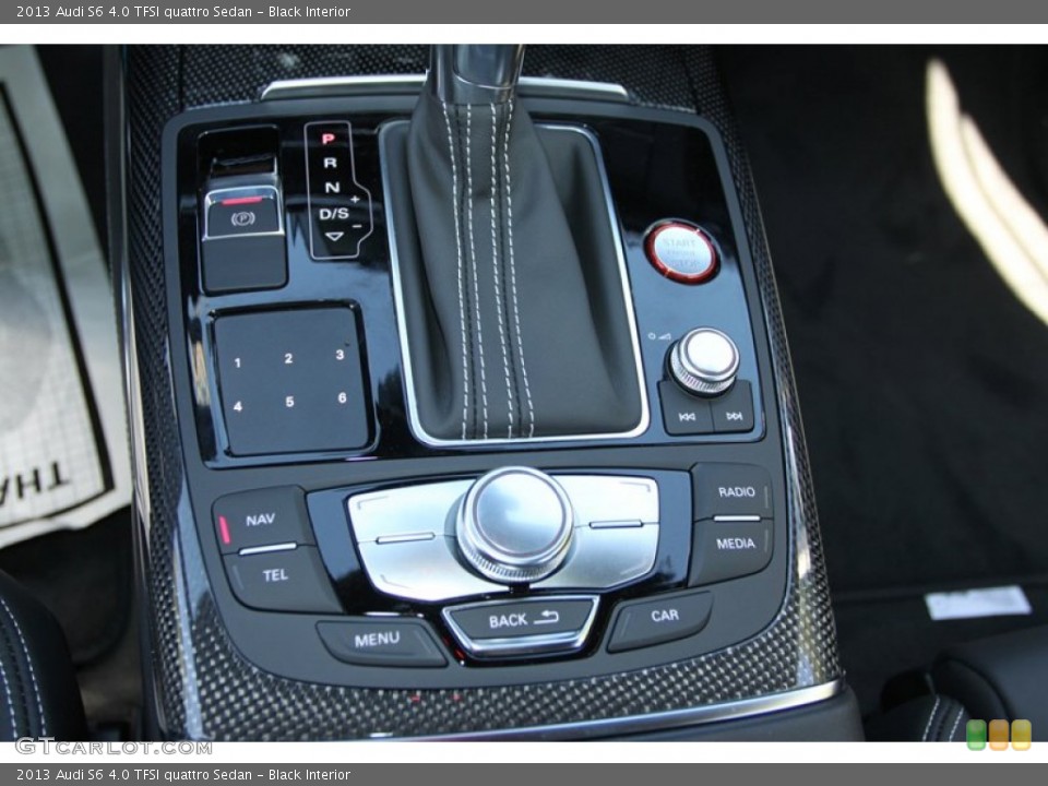 Black Interior Controls for the 2013 Audi S6 4.0 TFSI quattro Sedan #72984636