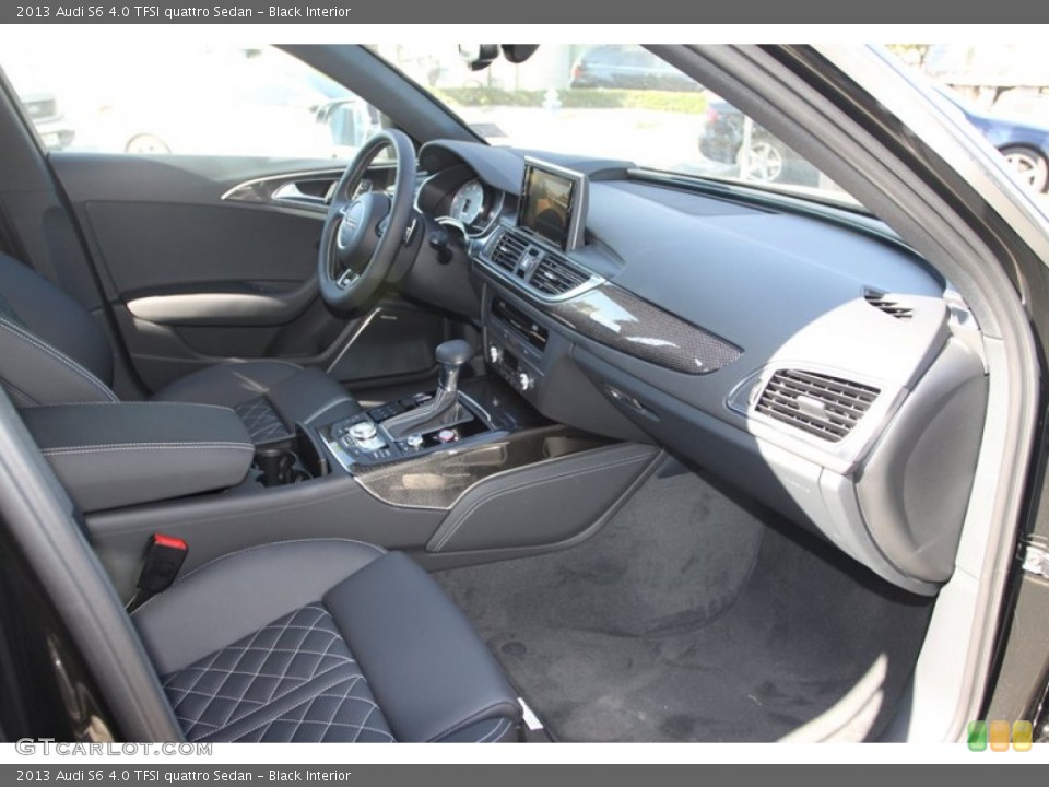 Black Interior Photo for the 2013 Audi S6 4.0 TFSI quattro Sedan #72984696