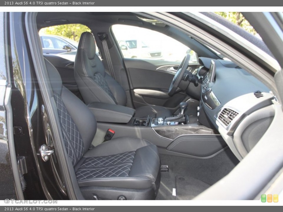 Black Interior Front Seat for the 2013 Audi S6 4.0 TFSI quattro Sedan #72984711