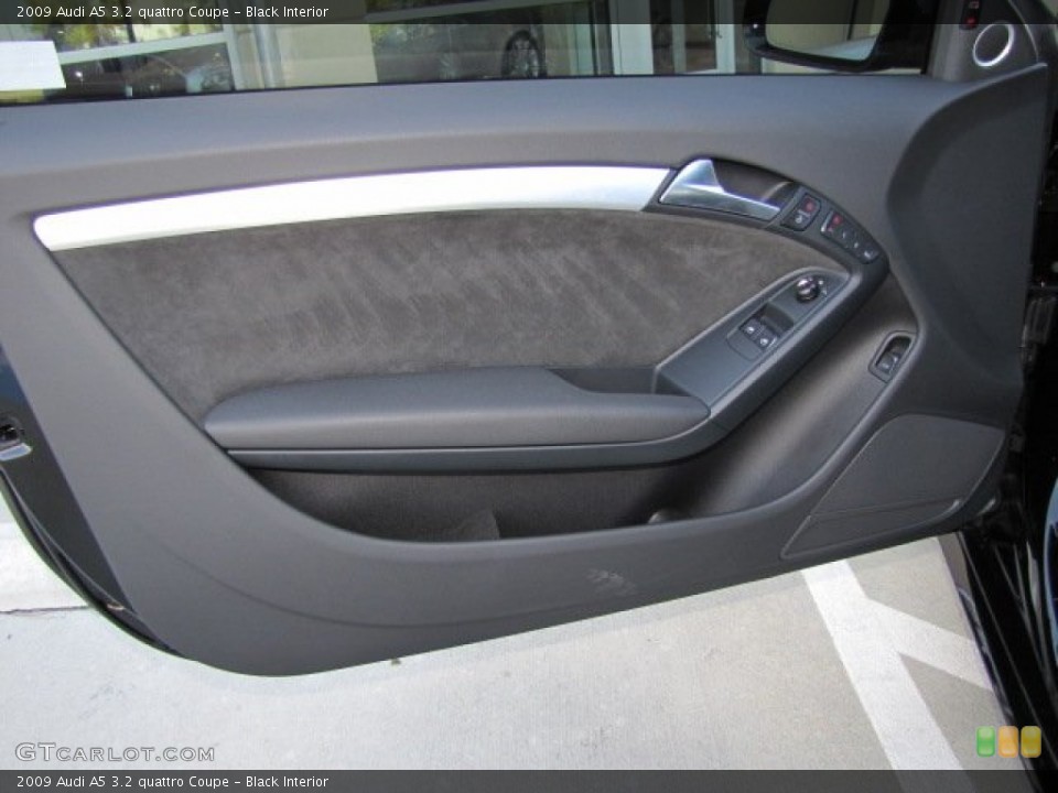 Black Interior Door Panel for the 2009 Audi A5 3.2 quattro Coupe #72984855