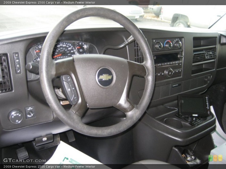 Medium Pewter Interior Dashboard for the 2009 Chevrolet Express 1500 Cargo Van #72986727