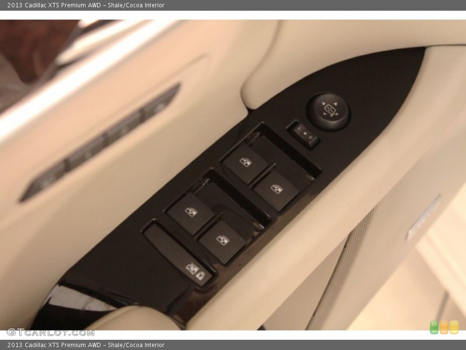 Shale/Cocoa Interior Controls for the 2013 Cadillac XTS Premium AWD #72987211