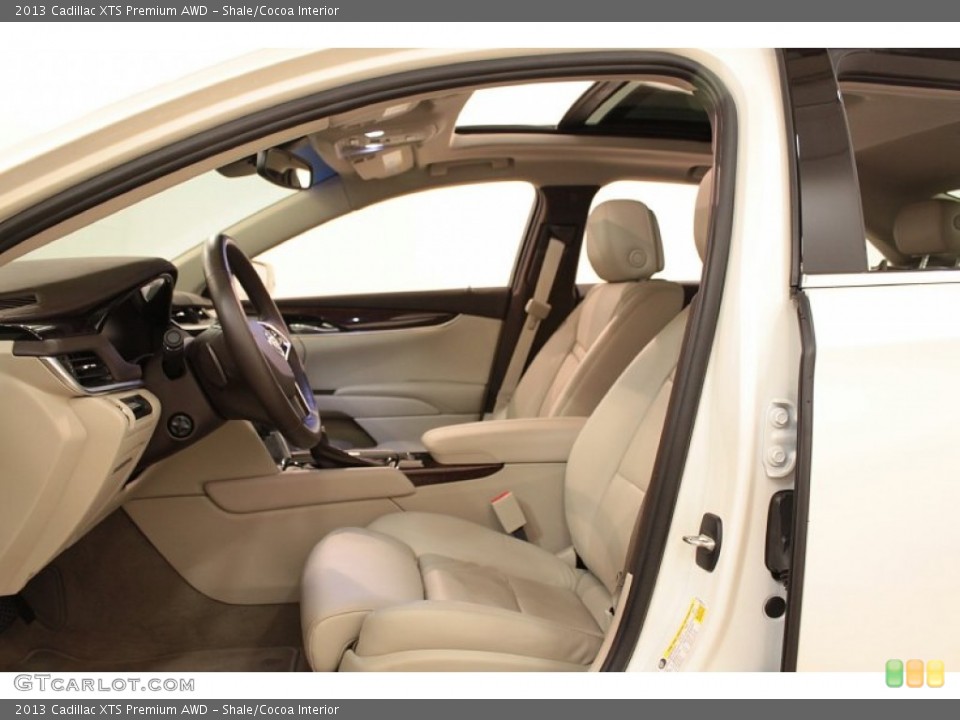 Shale/Cocoa Interior Front Seat for the 2013 Cadillac XTS Premium AWD #72987249