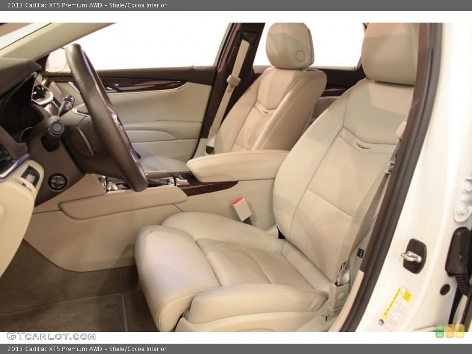 Shale/Cocoa Interior Front Seat for the 2013 Cadillac XTS Premium AWD #72987258
